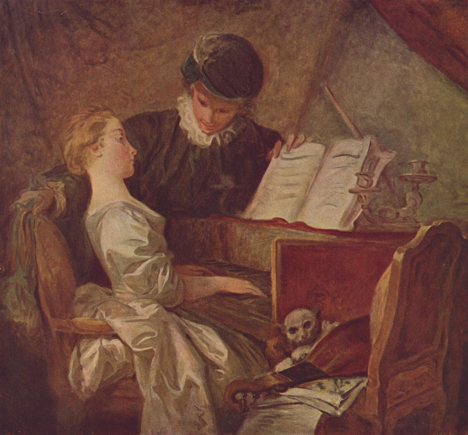 Jean-Honoré Fragonard. The Music Lesson
