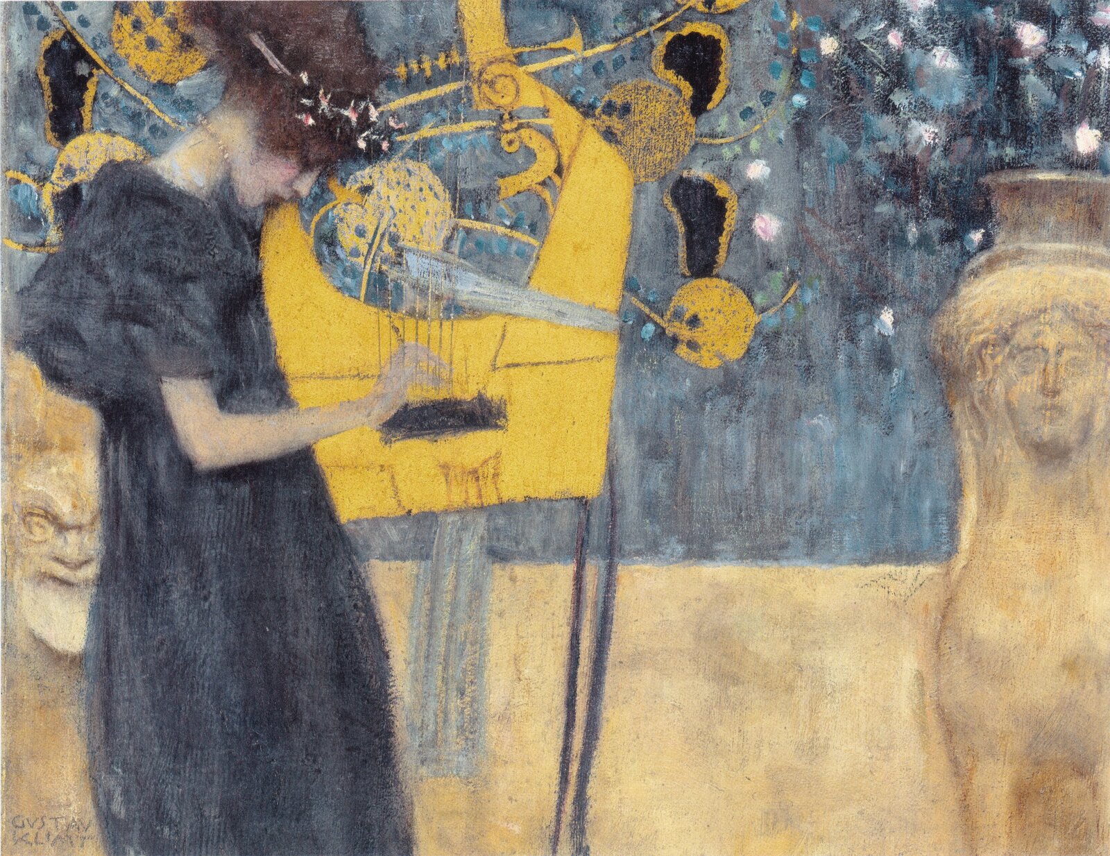 Картина Густава Климта «Музыка», 1895 год